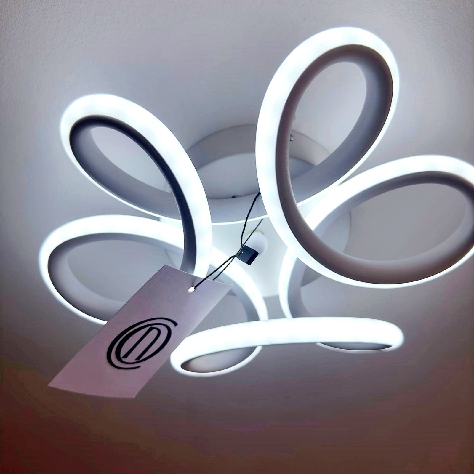 Luminária de Teto Plafon Sobrepor Flower para Quarto Sala (26cm) Plafon - 0014 Conceito 