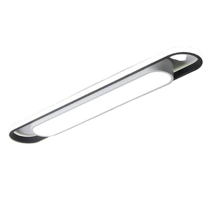 Luminária de Teto Plafon Sobrepor Slim Oval para Quarto Sala Plafon - 0020 Conceito 