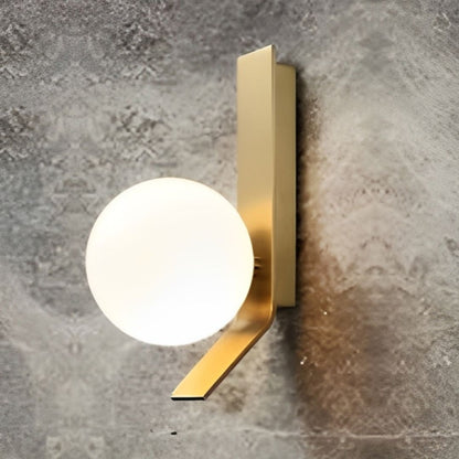 Luminária Luxuosa Arandela de Parede Esfera Clean em Led Arandela - 0031 YuDome 