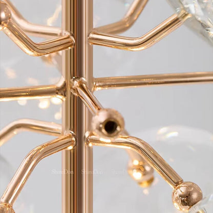 Luminária Luxuosa Arandela de Parede Purity em Cristal K9 Arandela - 0032 YuDome 