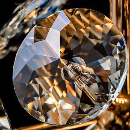 Luminária Luxuosa Arandela de Parede Purity em Cristal K9 Arandela - 0032 YuDome 