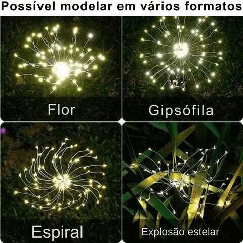 Luminária Mágica Para Iluminação Jardim Decoração Natal