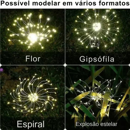 Luminária Mágica Para Iluminação Jardim Decoração Natal