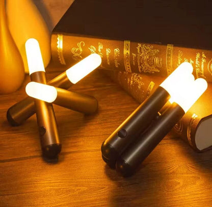 Luminária Móvel Touch de Mesa Artcualda Flame USB Conceito 