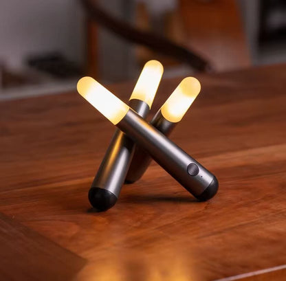 Luminária Móvel Touch de Mesa Artcualda Flame USB Conceito 