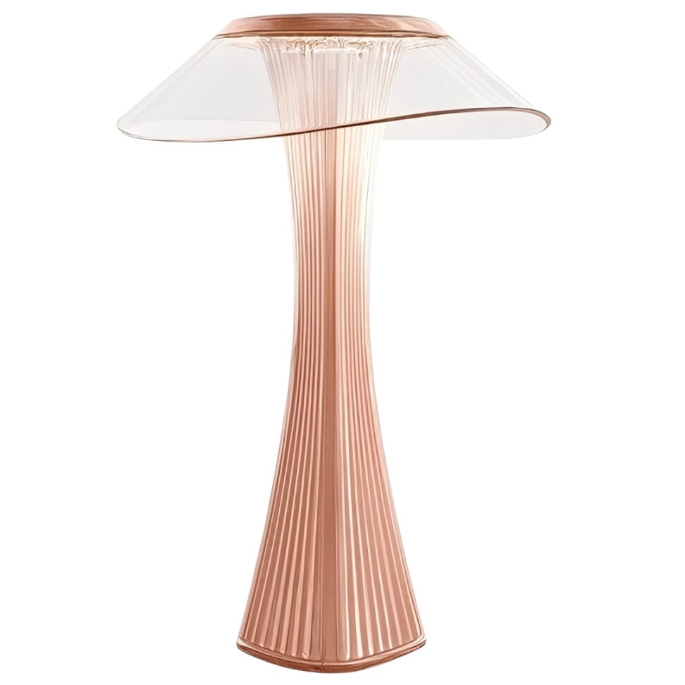Luminária Móvel Touch de Mesa - Candeeiro e Abajur Desk Light Abajur - 0030 Conceito Rose Gold 