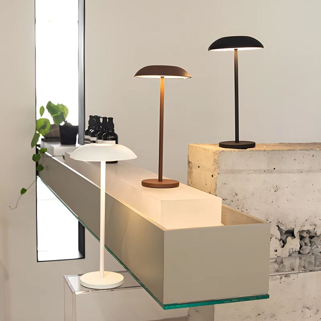 Luminária Móvel Touch de Mesa - Candeeiro e Abajur Salt Lamp 31cm Yudome 