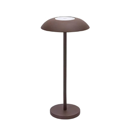 Luminária Móvel Touch de Mesa - Candeeiro e Abajur Salt Lamp 31cm Yudome Marrom 