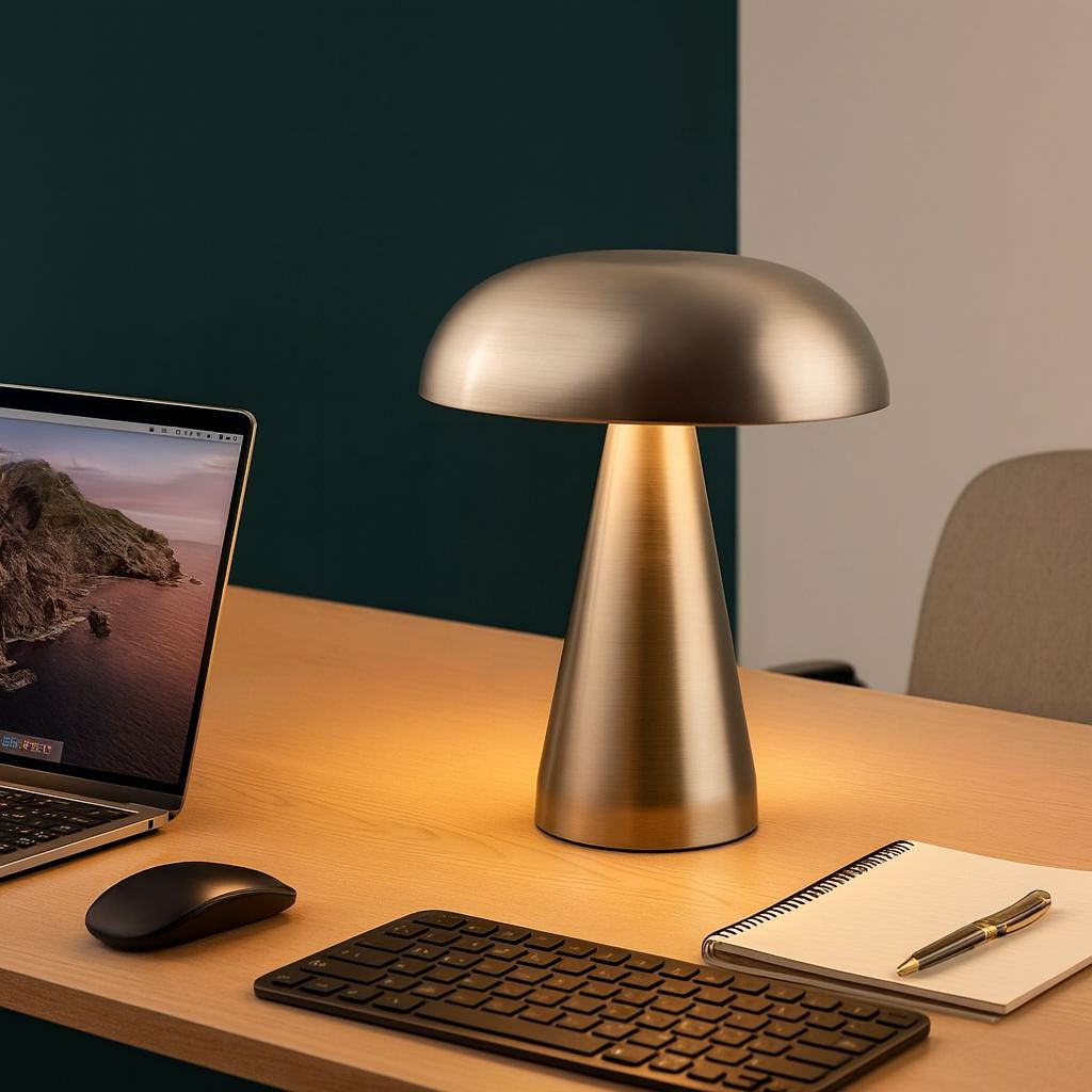 Luminária Touch de Mesa - Candeeiro e Abajur Mushroom Abajur - 0027 Conceito 