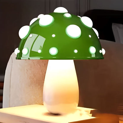Luminária Touch de Mesa Cogumelo Colors 20x15cm Abajur - 0047 Conceito Verde 
