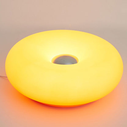 Luminária Touch de Mesa Donut em Led 30cm Conceito Laranja (3 Tons) 