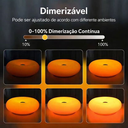 Luminária Touch de Mesa Donut em Led Abajur - 0054 Conceito 