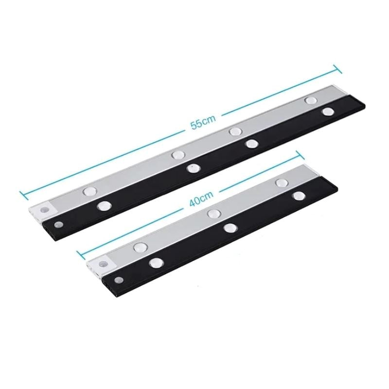 Luminária Tubular Flat com Sensor Led Slim (55 e 40cm) Plafon - 0019 Conceito 