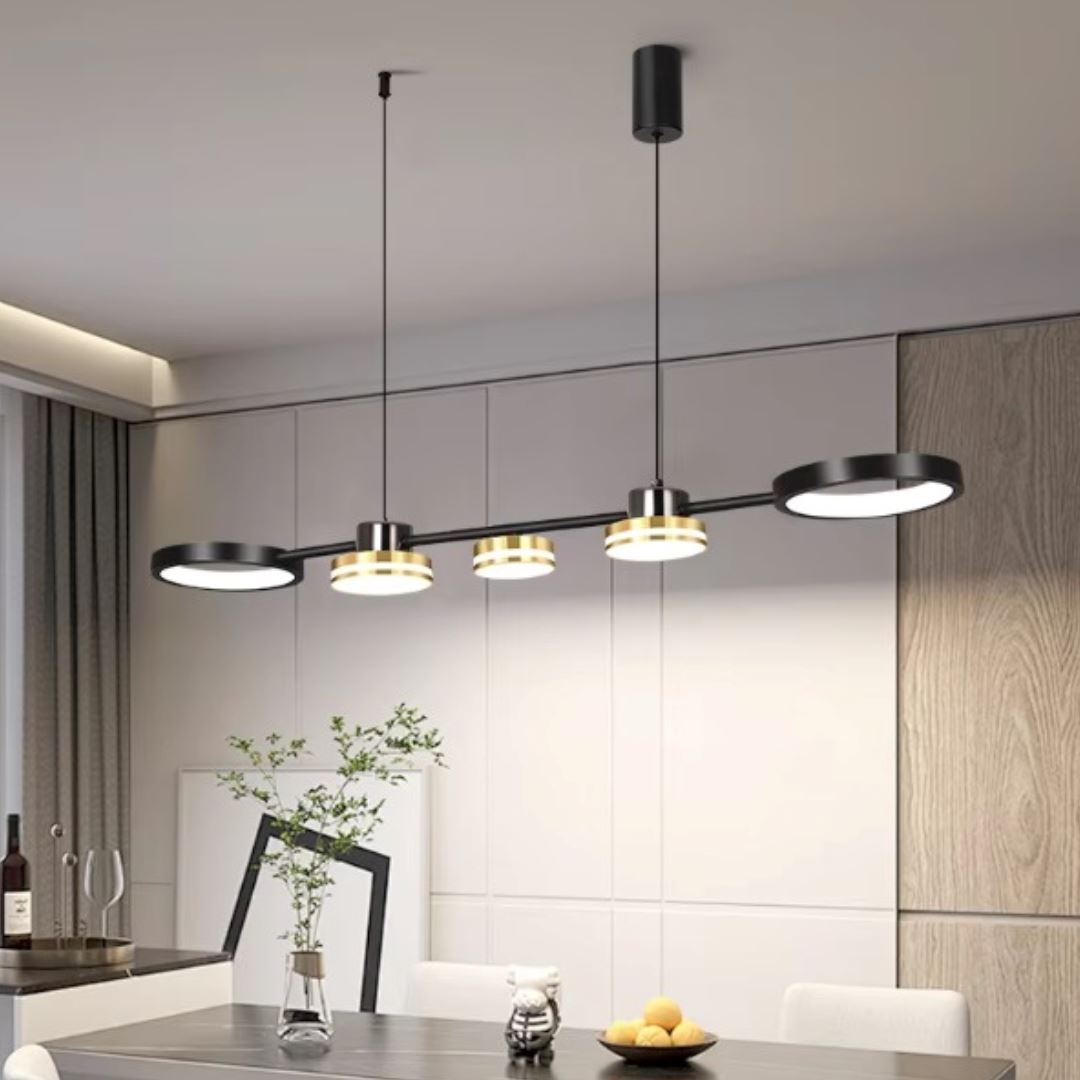 Lustre Luminária de Teto Allianz em Led Lustre - 0031 Conceito Quente 