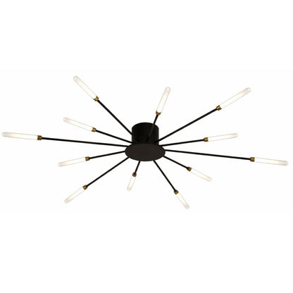 Lustre Luminária de Teto Nórdico Sputnik de Led (12 hastes) Lustre - 0021 Conceito 