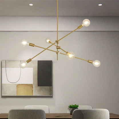 Lustre Luminária de Teto Sputnik Eternity (06 lâmpadas) Conceito 