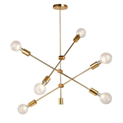 Lustre Luminária de Teto Sputnik Eternity (06 lâmpadas) Lustre - 0039 Conceito 