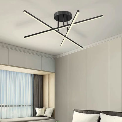 Lustre Luminária de Teto Sputnik Prisma Dourado Conceito 