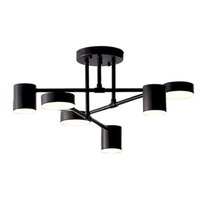 Lustre Luminária de Teto Sputnik Próton (06 lâmpadas) Lustre - 0005 Conceito 