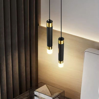 Lustre Pendente Cilindric Duplo em LED Pendente - 0004 YuDome 