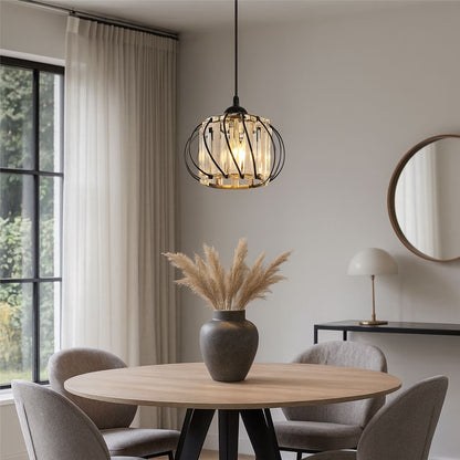 Lustre Pendente de Luxo Arco Gold em Led Pendente - 0070 Conceito Preto Luz Quente 