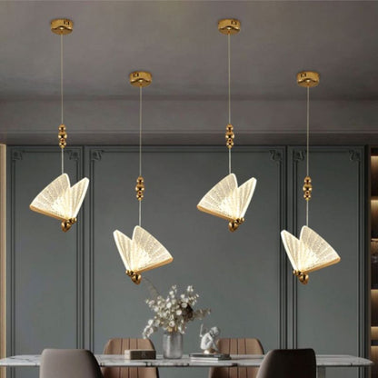 Lustre Pendente de Luxo - Butterfly Pendente - 0006 Conceito 