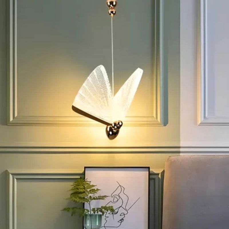 Lustre Pendente de Luxo - Butterfly Pendente - 0006 Conceito 