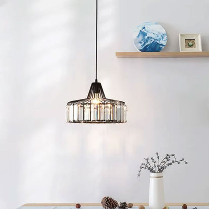 Lustre Pendente de Luxo Clarté em Crystal K9 Conceito 