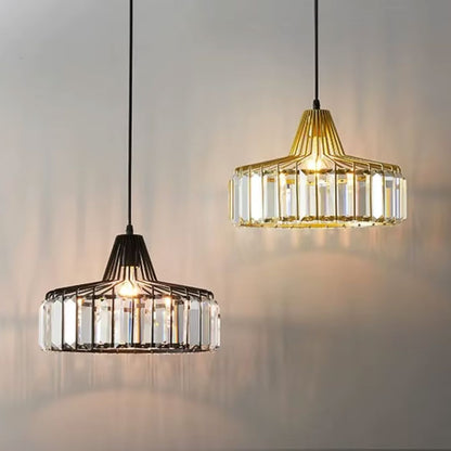 Lustre Pendente de Luxo Clarté em Crystal K9 Conceito 