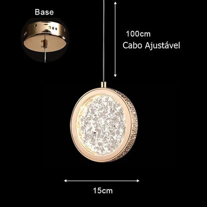 Lustre Pendente de Luxo Conceito 