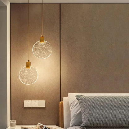 Lustre Pendente de Luxo Crystals Circular Pendente - 0008 Conceito 