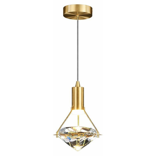 Lustre Pendente de Luxo Crystals Diamond Pendente - 0009 Conceito 