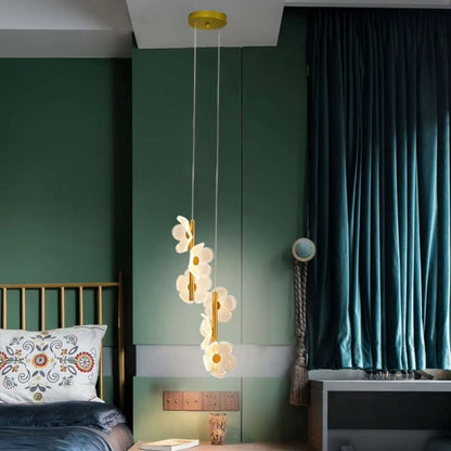 Lustre Pendente de Luxo Dainty Flowers 3 Tons ### Conceito Pendente Duplo 