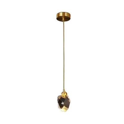 Lustre Pendente de Luxo Diamond para Quarto Sala Pendente - 0011 Conceito 