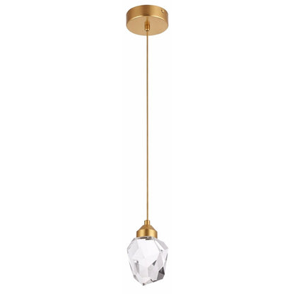 Lustre Pendente de Luxo Diamond para Quarto Sala Pendente - 0011 Conceito 