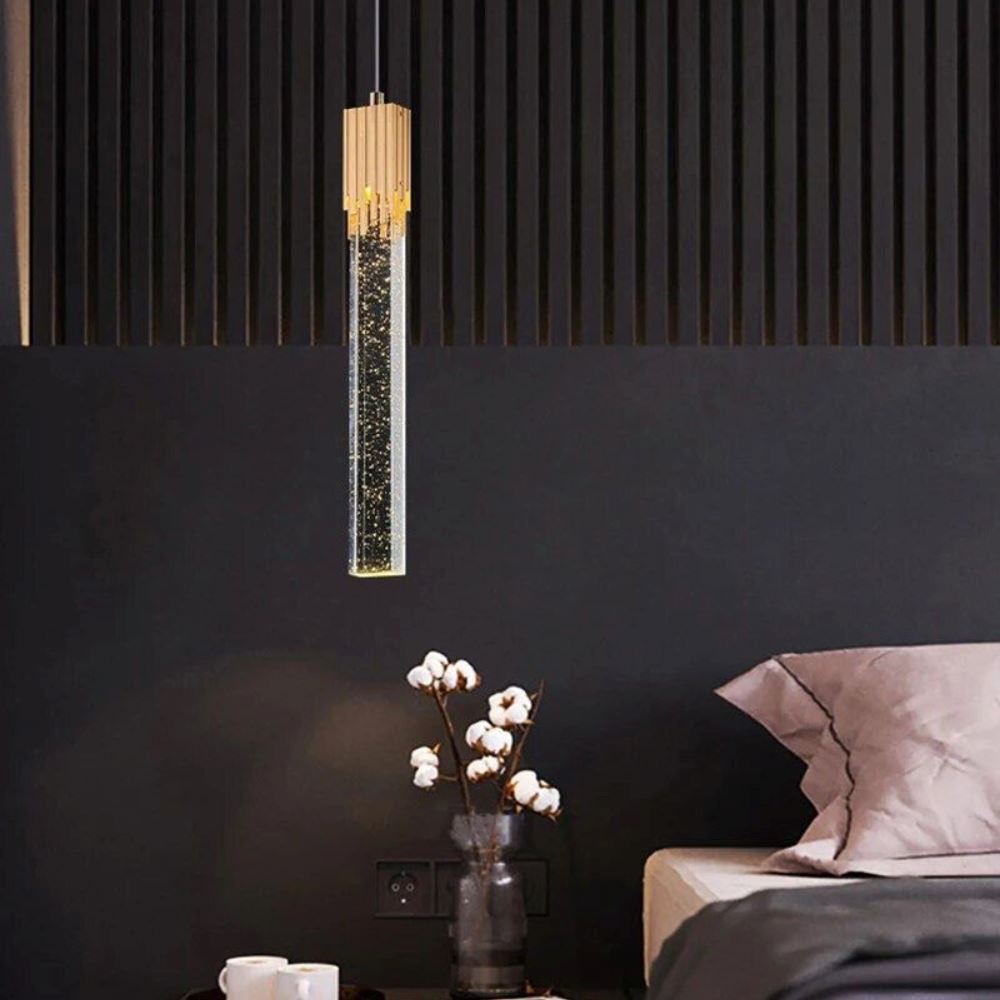Lustre Pendente de Luxo Helix Crystals luzes Conceito 01 Unidade Quente 