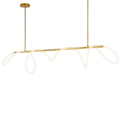 Lustre Pendente de Luxo Irregular Gênius em Led Conceito 
