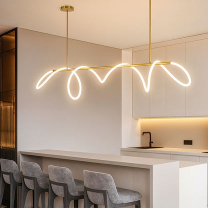 Lustre Pendente de Luxo Irregular Gênius em Led Conceito 