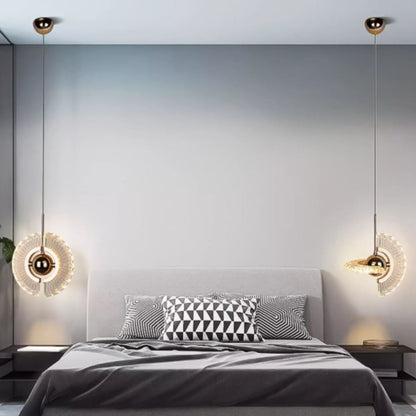 Lustre Pendente de Luxo Orbit Crystals 4 em 1 Conceito 