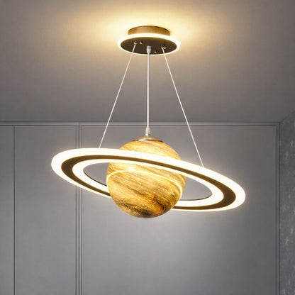 Lustre Pendente Decorativo Saturno Lustre - 0022 Conceito 