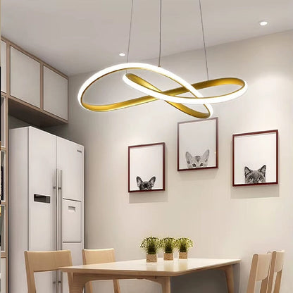 Lustre Pendente Elegance Twist em Led ### Conceito 