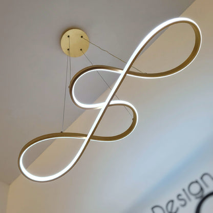 Lustre Pendente Enlace Infinity em Led Lustre - 0032 Conceito 
