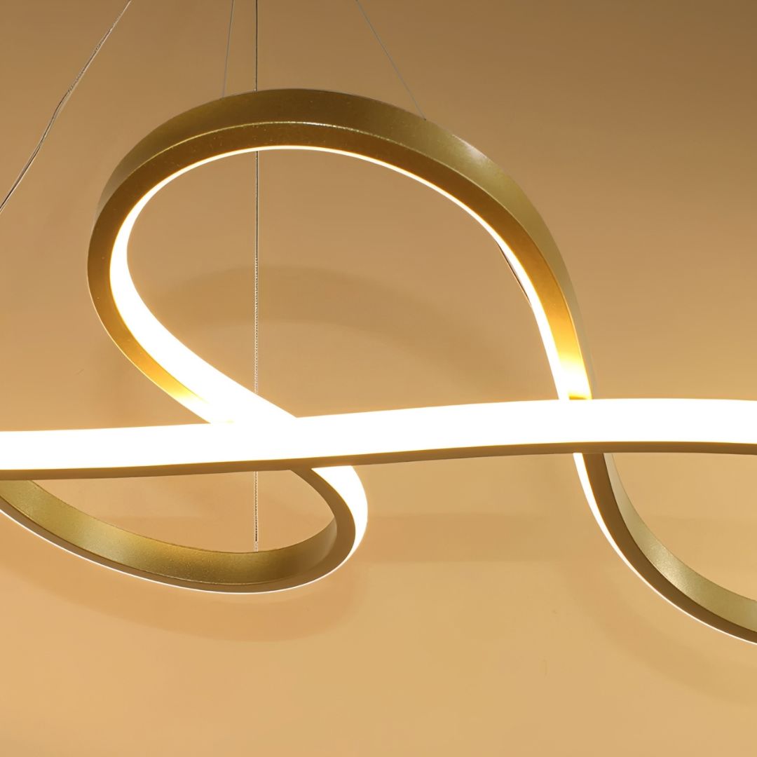 Lustre Pendente Enlace Infinity em Led Lustre - 0032 Conceito 