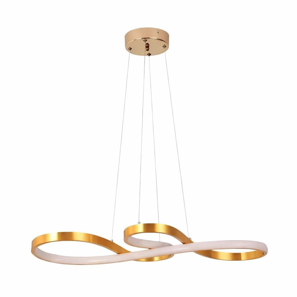 Lustre Pendente Enlace Infinity em Led Lustre - 0032 Conceito 