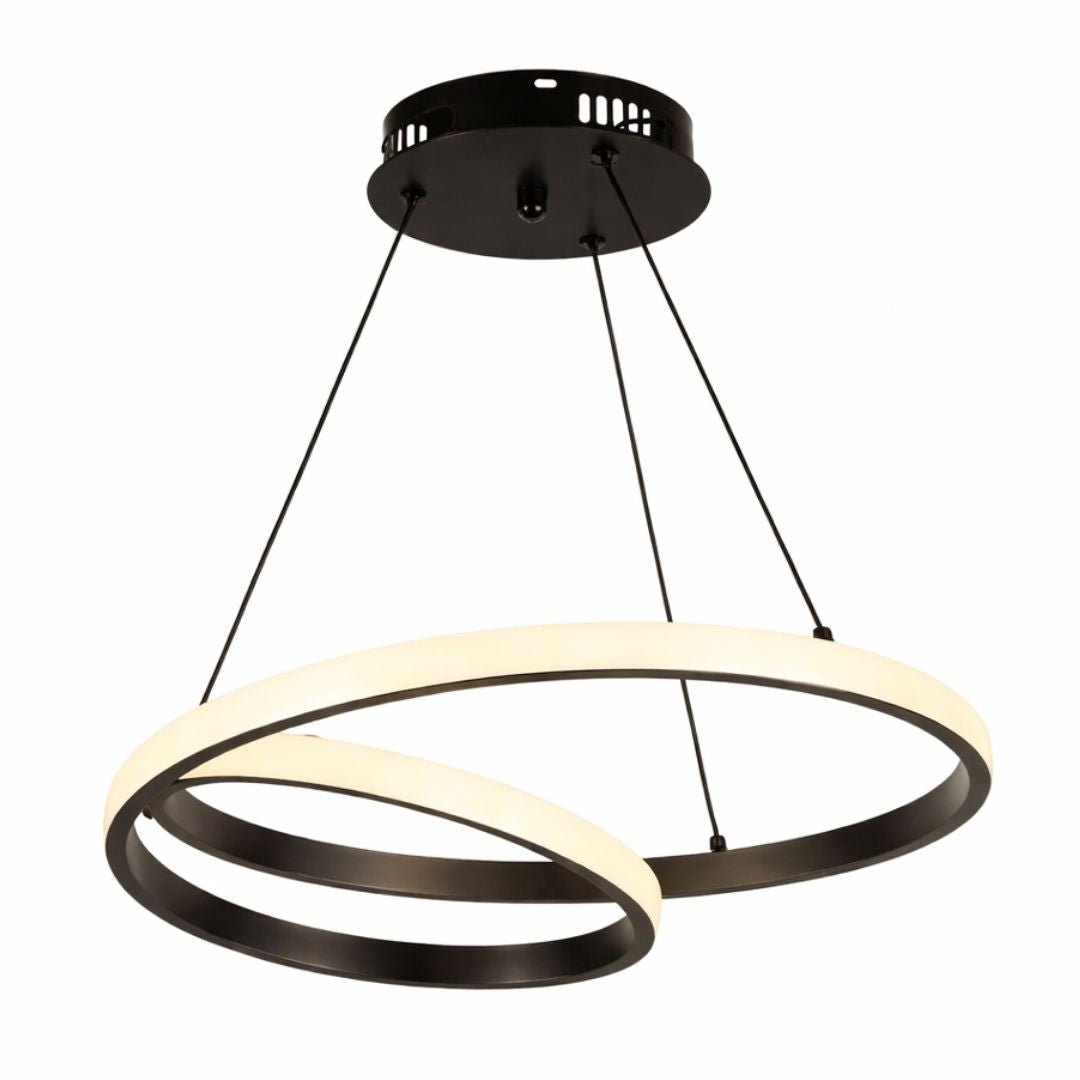 Lustre Pendente Entrelaço Circular Led Lustre - 0010 Conceito 