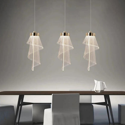 Lustre Pendente Flower LED 3 Tons para Sala Quarto e Cozinha ### Conceito 