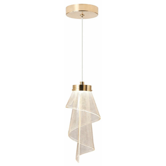 Lustre Pendente Flower LED 3 Tons para Sala Quarto e Cozinha Pendente - 0050 Conceito 