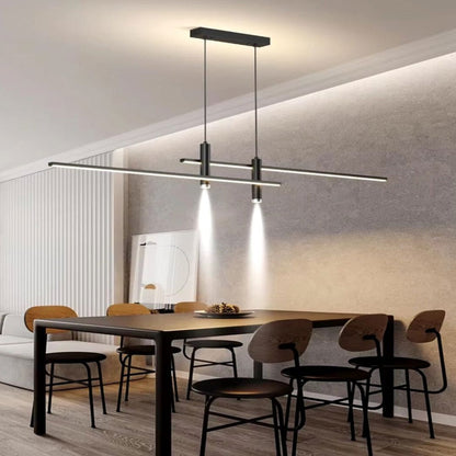 Lustre Pendente Linear Elegance em Led ### Conceito 