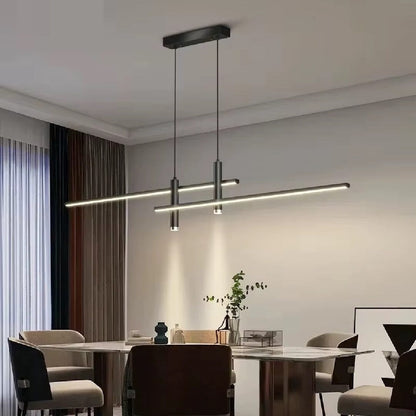 Lustre Pendente Linear Elegance em Led ### Conceito 