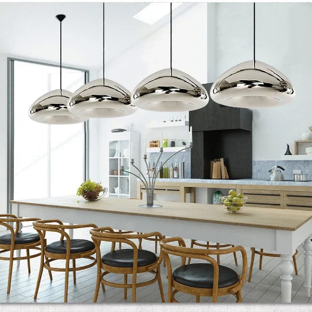 Lustre Pendente Luxuoso Aura Luminous - 18cm Pendente - 0026 YuDome 